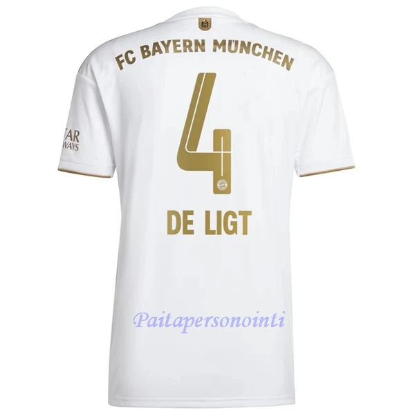 FC Bayern München Matthijs de Ligt 4 Virallinen Vieraspelipaita Miehet 2022/23