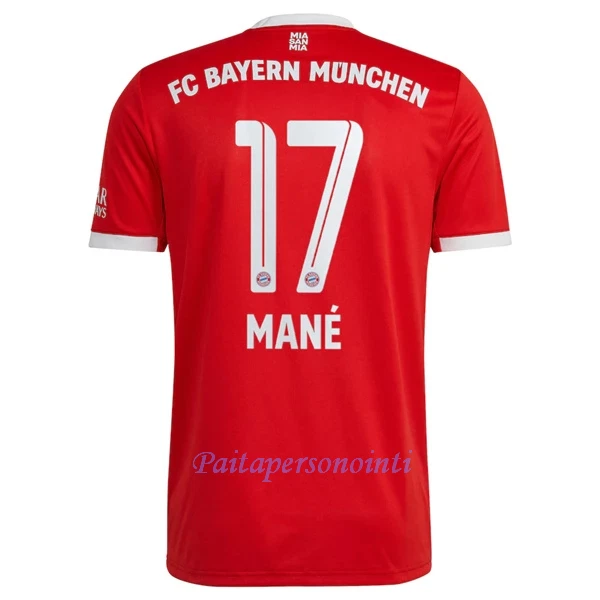 FC Bayern München Sadio Mané 17 Virallinen Kotipelipaita Miehet 2022/23