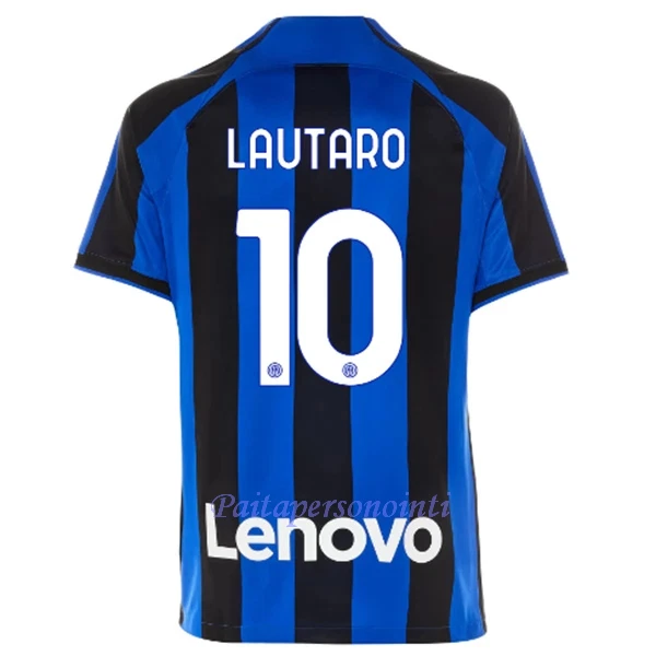 Inter Milan Lautaro Martínez 10 Virallinen Kotipelipaita Miehet 2022/23