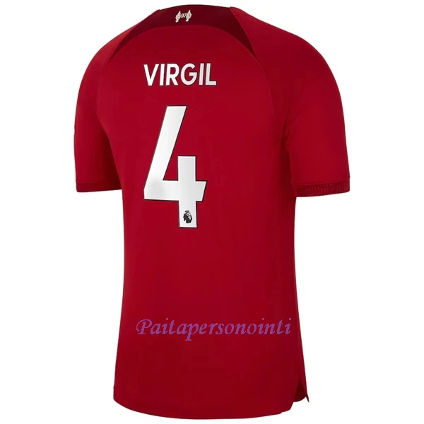 Liverpool Virgil van Dijk 4 Virallinen Kotipelipaita Miehet 2022/23