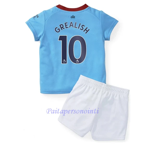 Manchester City Jack Grealish 10 Virallinen Kotipelipaita Lapset 2022/23