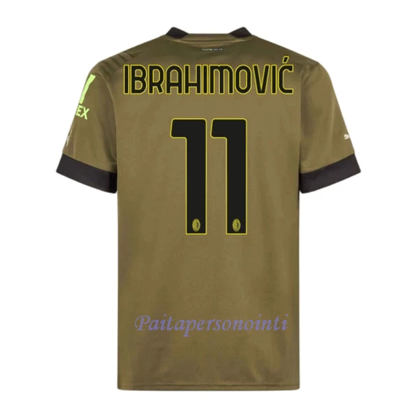 AC Milan Zlatan Ibrahimović 11 Virallinen Kolmas Pelipaita Miehet 2022/23