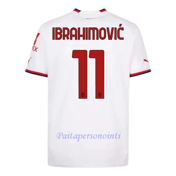 AC Milan Zlatan Ibrahimović 11 Virallinen Vieraspelipaita Miehet 2022/23