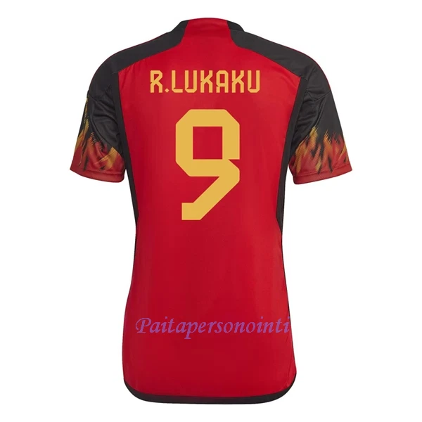 Belgia Romelu Lukaku 9 Virallinen Kotipelipaita Miehet MM-kisat 2022