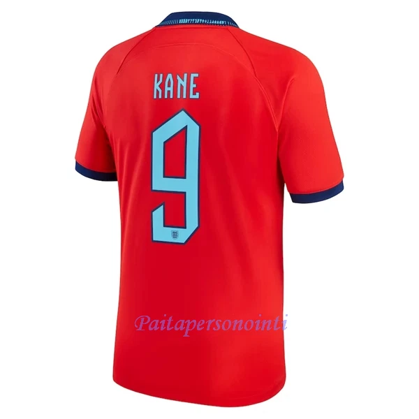 Englanti Harry Kane 9 Virallinen Vieraspelipaita Miehet MM-kisat 2022