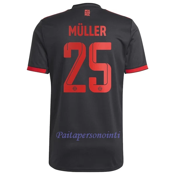 FC Bayern München Thomas Müller 25 Virallinen Kolmas Pelipaita Miehet 2022/23