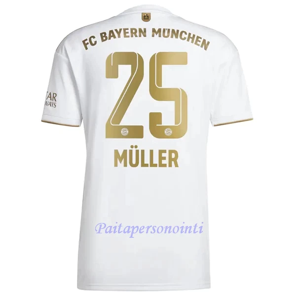 FC Bayern München Thomas Müller 25 Virallinen Vieraspelipaita Miehet 2022/23