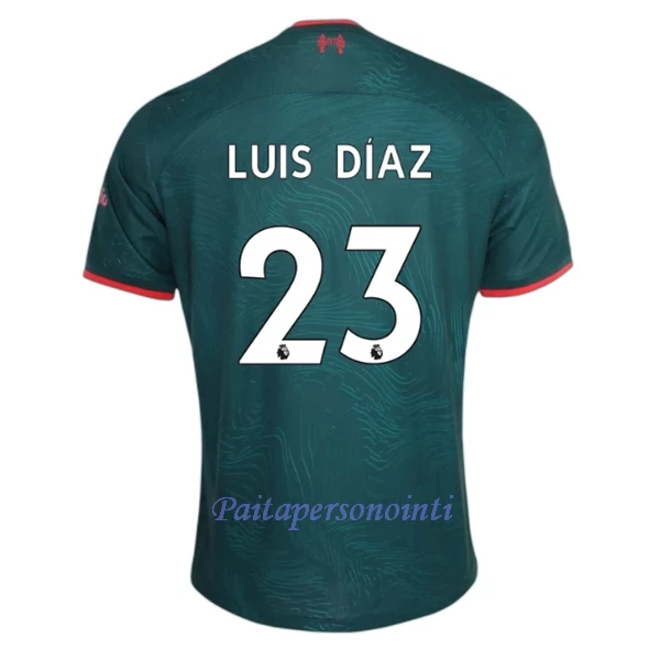 Liverpool Luis Díaz 23 Virallinen Kolmas Pelipaita Miehet 2022/23