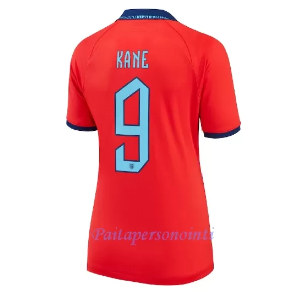 Englanti Harry Kane 9 Virallinen Vieraspelipaita Naiset MM-kisat 2022