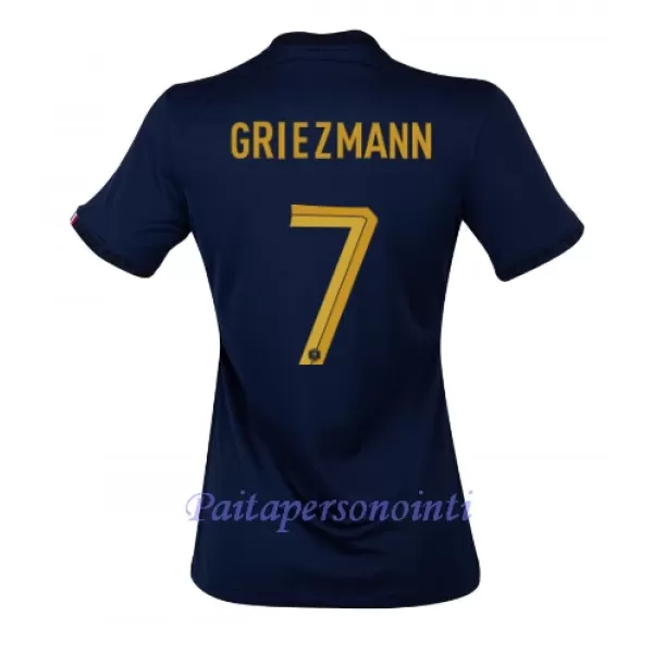 Ranska Antoine Griezmann 7 Virallinen Kotipelipaita Naiset MM-kisat 2022