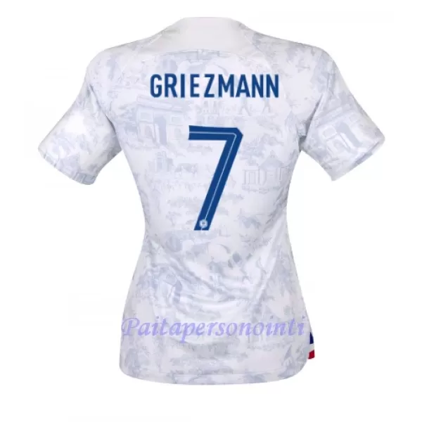 Ranska Antoine Griezmann 7 Virallinen Vieraspelipaita Naiset MM-kisat 2022