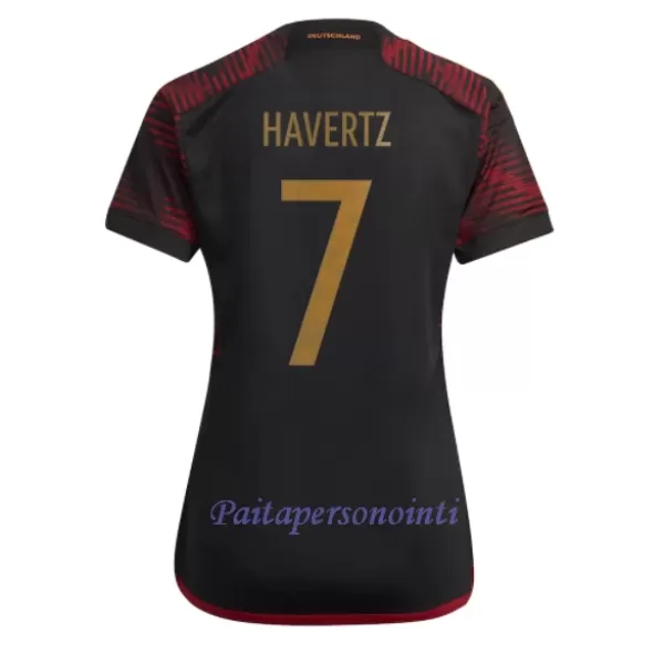 Saksa Kai Havertz 7 Virallinen Vieraspelipaita Naiset MM-kisat 2022