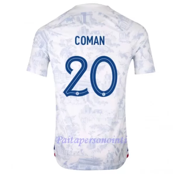 Ranska Kingsley Coman 20 Virallinen Vieraspelipaita Miehet MM-kisat 2022