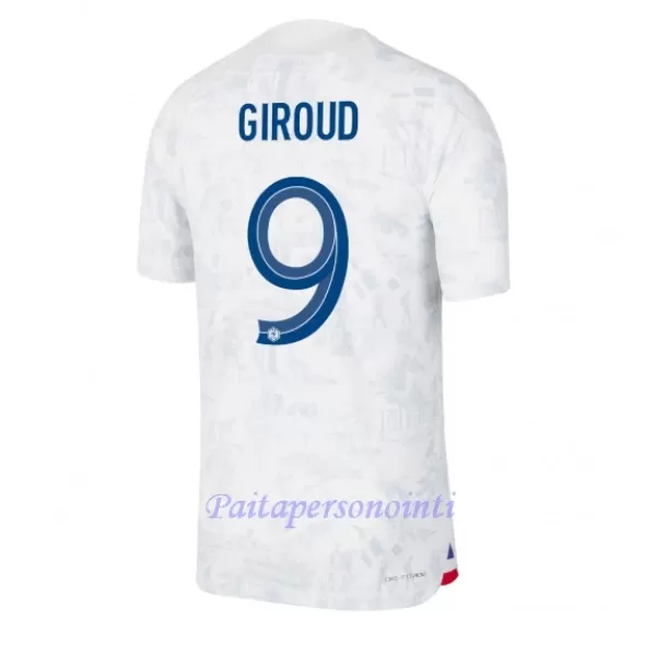 Ranska Olivier Giroud 9 Virallinen Vieraspelipaita Miehet MM-kisat 2022