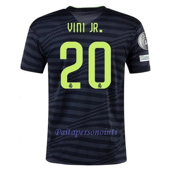 Real Madrid Vinicius Junior 20 Virallinen Kolmas Pelipaita Miehet 2022/23