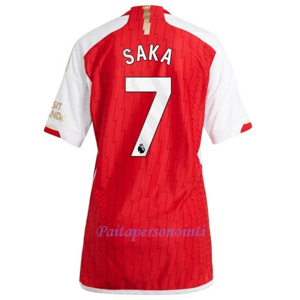 Arsenal Bukayo Saka 7 Virallinen Kotipelipaita Naiset 2023/24