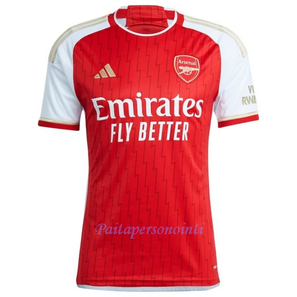 Arsenal White 4 Virallinen Kotipelipaita Miehet 2023/24