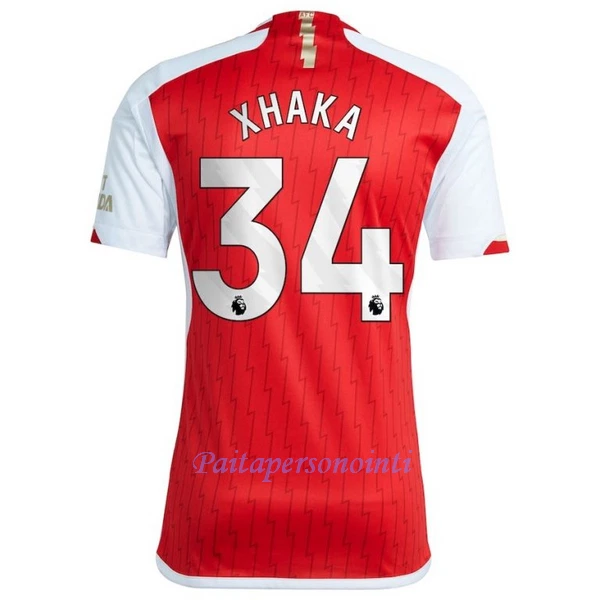 Arsenal Xhaka 34 Virallinen Kotipelipaita Miehet 2023/24