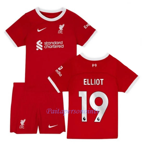 Liverpool Elliot 19 Virallinen Kotipelipaita Lapset 2023/24