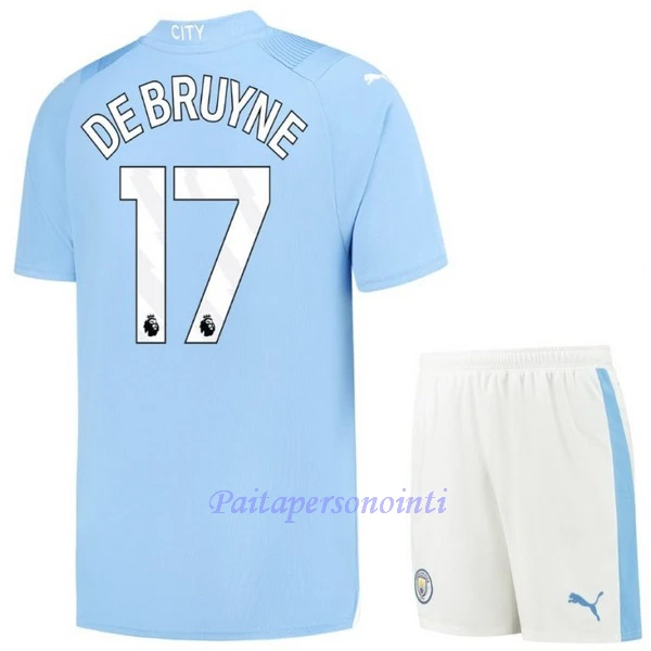 Manchester City Kevin De Bruyne 17 Virallinen Kotipelipaita Lapset 2023/24