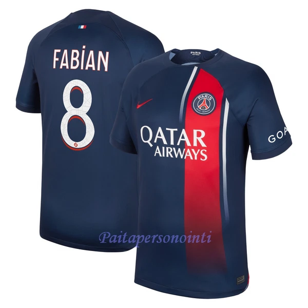 Paris Saint-Germain Fabian 8 Virallinen Kotipelipaita Miehet 2023/24