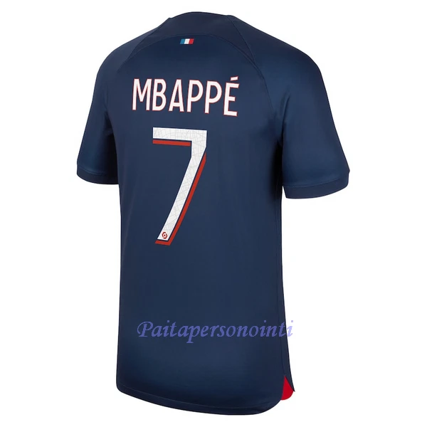 Paris Saint-Germain Kylian Mbappé 7 Virallinen Kotipelipaita Miehet 2023/24