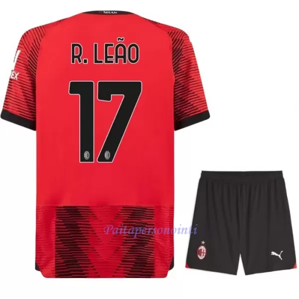 AC Milan Rafael Leão 17 Virallinen Kotipelipaita Lapset 2023/24