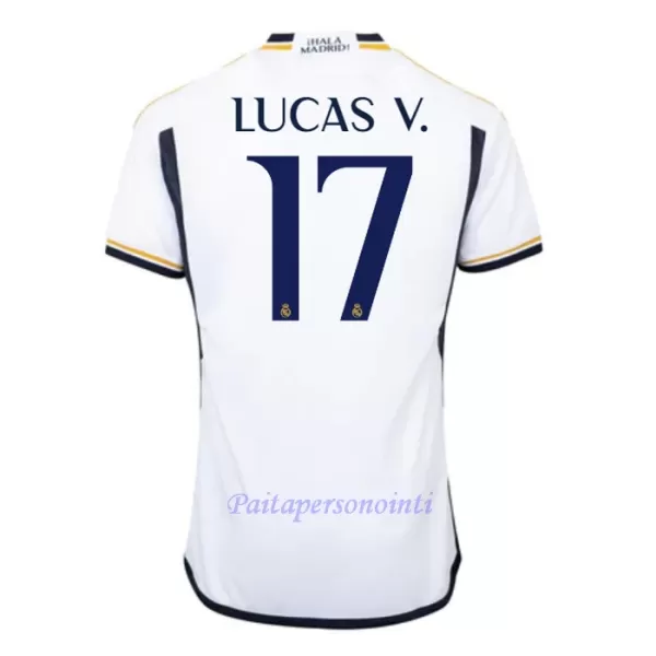 Real Madrid Lucas V. 17 Virallinen Kotipelipaita Miehet 2023/24