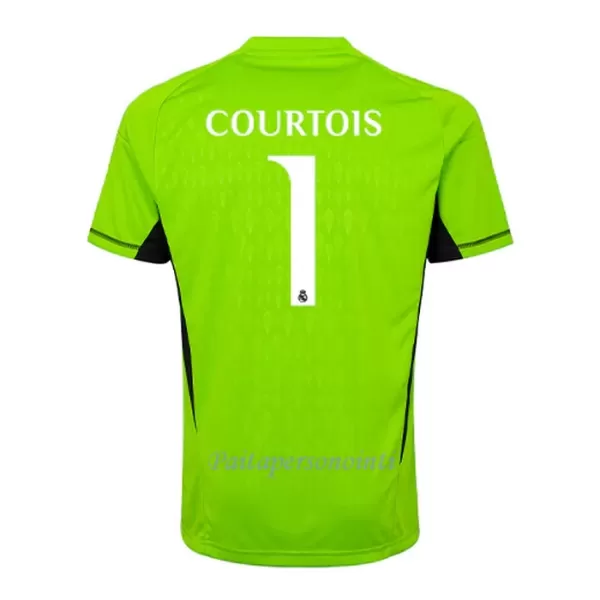 Real Madrid Thibaut Courtois 1 Maalivahdin Virallinen Kotipelipaita Lapset 2023/24