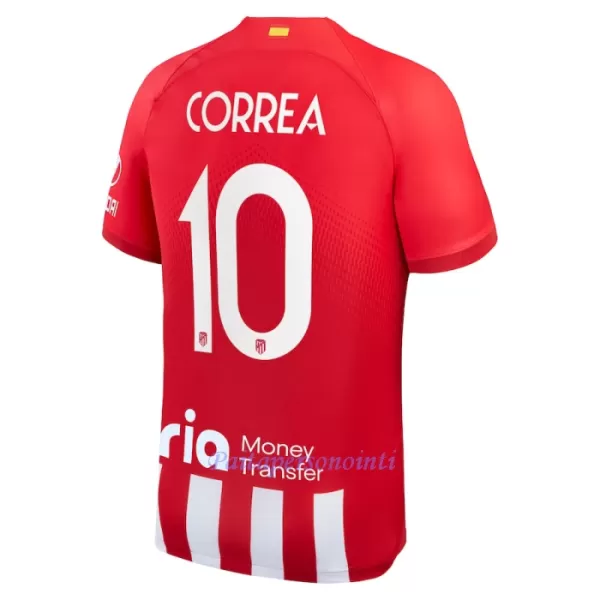 Atlético Madrid Correa 10 Virallinen Kotipelipaita Miehet 2023/24