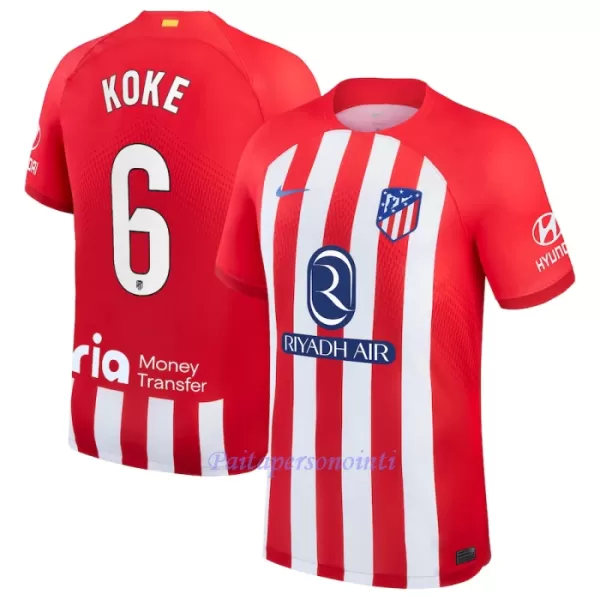 Atlético Madrid Koke 6 Virallinen Kotipelipaita Miehet 2023/24