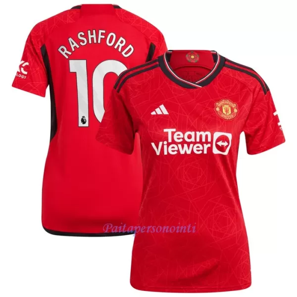 Manchester United Marcus Rashford 10 Virallinen Kotipelipaita Naiset 2023/24