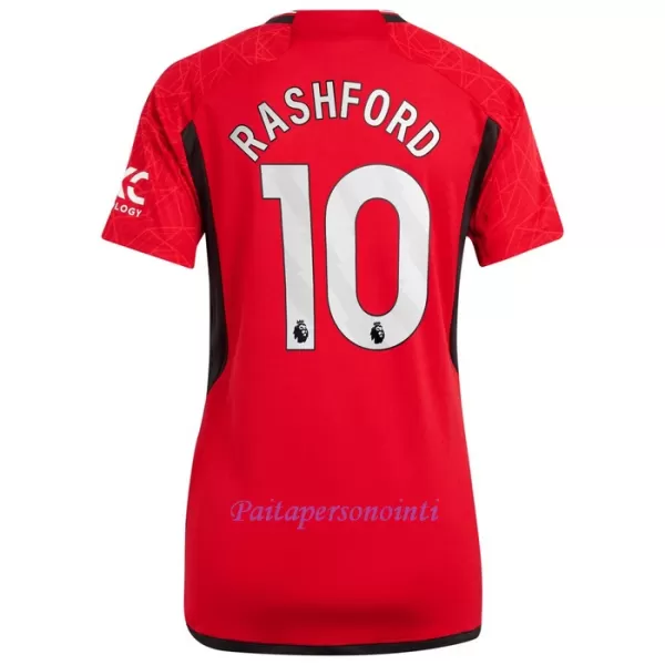 Manchester United Marcus Rashford 10 Virallinen Kotipelipaita Naiset 2023/24