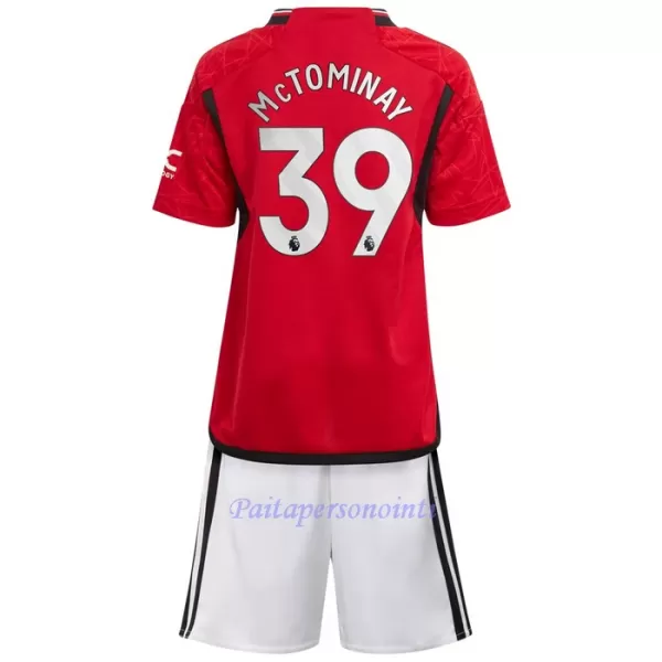 Manchester United McTominay 39 Virallinen Kotipelipaita Lapset 2023/24