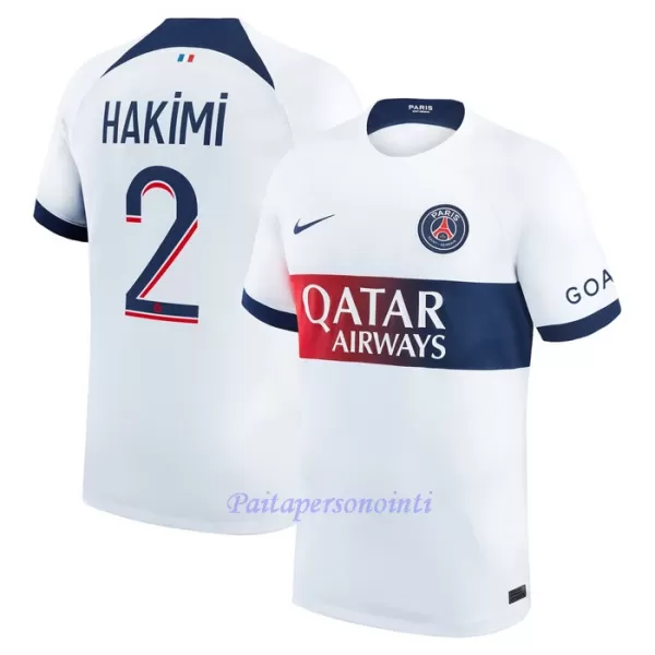 Paris Saint-Germain Achraf Hakimi 2 Virallinen Vieraspelipaita Miehet 2023/24