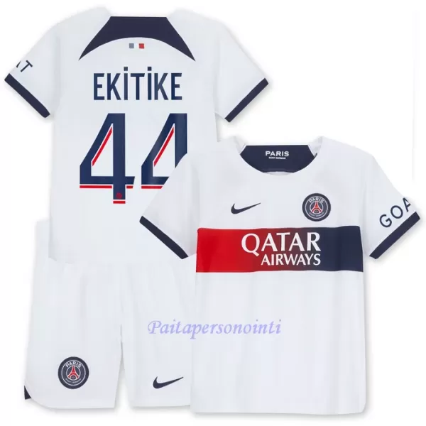 Paris Saint-Germain Ekitike 44 Virallinen Vieraspelipaita Lapset 2023/24