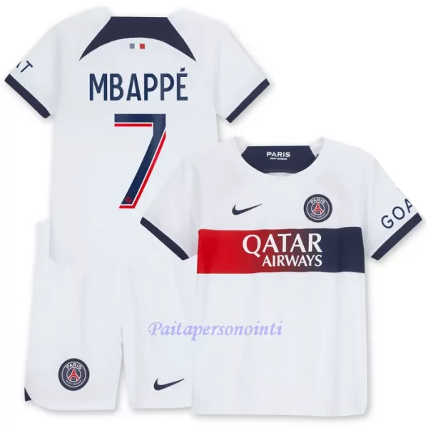 Paris Saint-Germain Kylian Mbappé 7 Virallinen Vieraspelipaita Lapset 2023/24