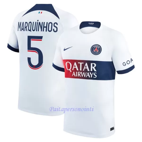 Paris Saint-Germain Marquinhos 5 Virallinen Vieraspelipaita Miehet 2023/24