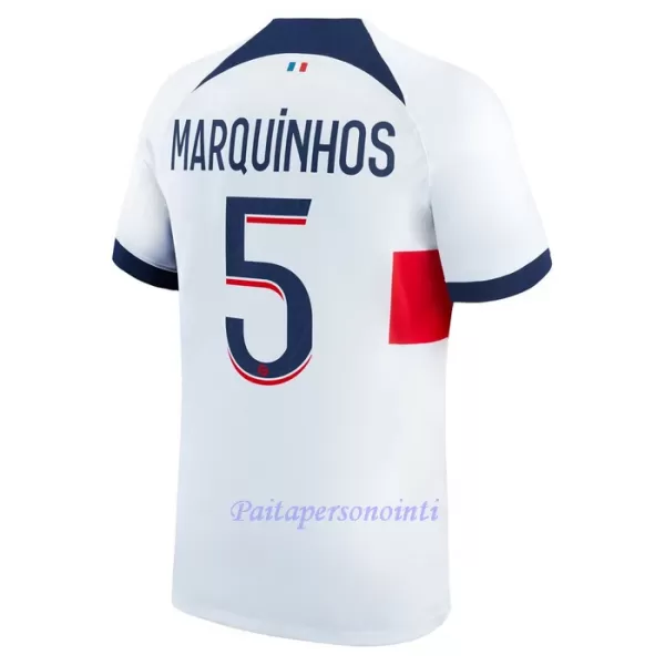 Paris Saint-Germain Marquinhos 5 Virallinen Vieraspelipaita Miehet 2023/24