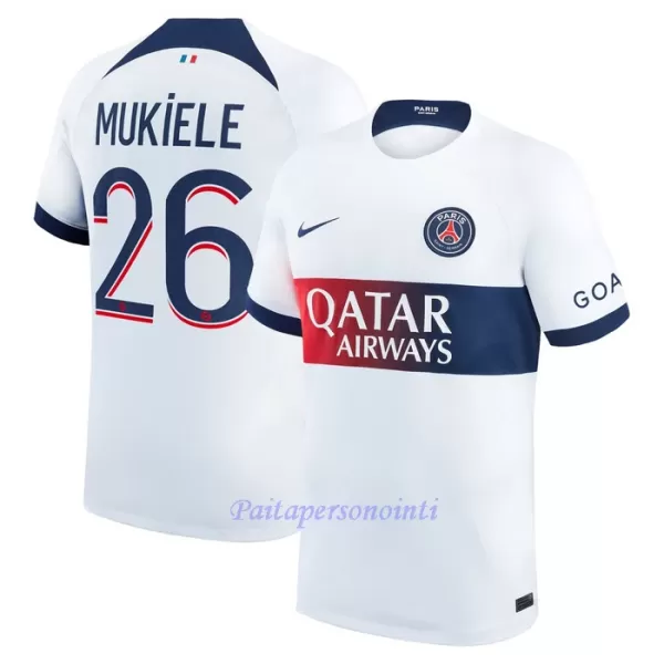 Paris Saint-Germain Mukiele 26 Virallinen Vieraspelipaita Miehet 2023/24