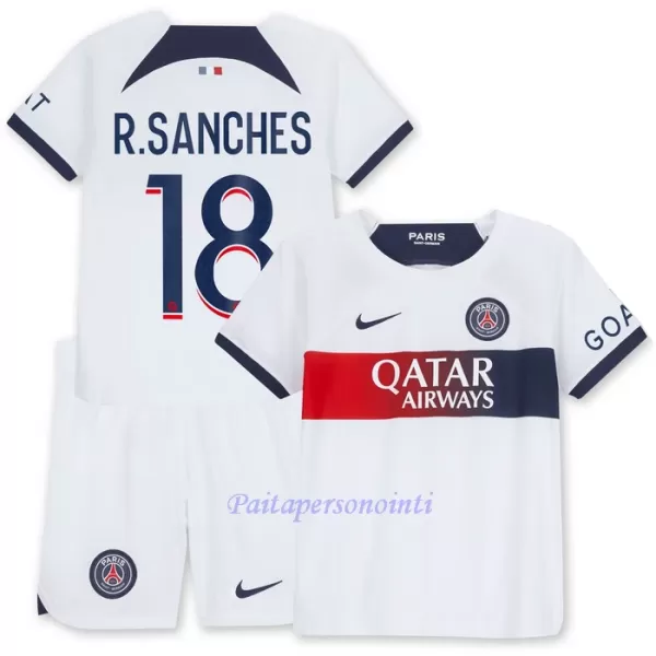 Paris Saint-Germain R.Sanches 18 Virallinen Vieraspelipaita Lapset 2023/24