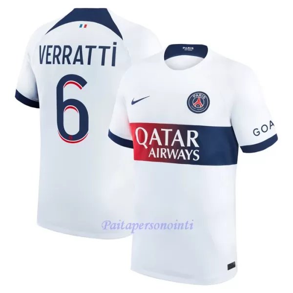 Paris Saint-Germain Verratti 6 Virallinen Vieraspelipaita Miehet 2023/24