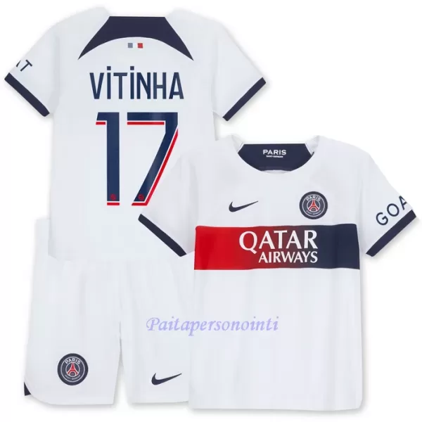 Paris Saint-Germain Vitinha 17 Virallinen Vieraspelipaita Lapset 2023/24