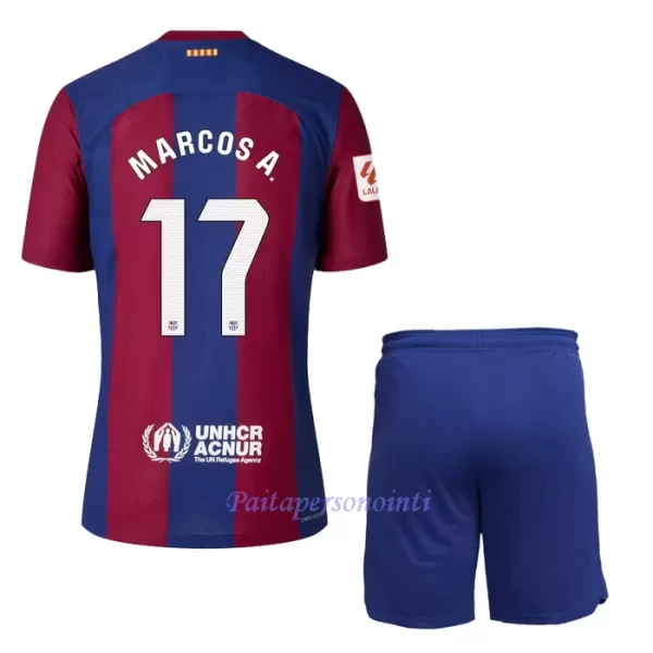 FC Barcelona Marcos A. 17 Virallinen Kotipelipaita Lapset 2023/24