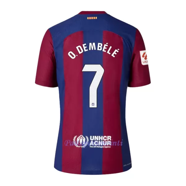 FC Barcelona Ousmane Dembélé 7 Virallinen Kotipelipaita Lapset 2023/24