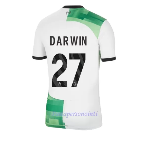 Liverpool Darwin Núñez 27 Virallinen Vieraspelipaita Miehet 2023/24