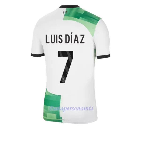 Liverpool Luis Díaz 7 Virallinen Vieraspelipaita Miehet 2023/24