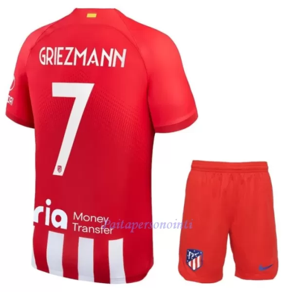 Atlético Madrid Antoine Griezmann 7 Virallinen Kotipelipaita Lapset 2023/24