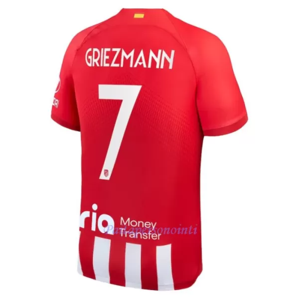 Atlético Madrid Antoine Griezmann 7 Virallinen Kotipelipaita Lapset 2023/24