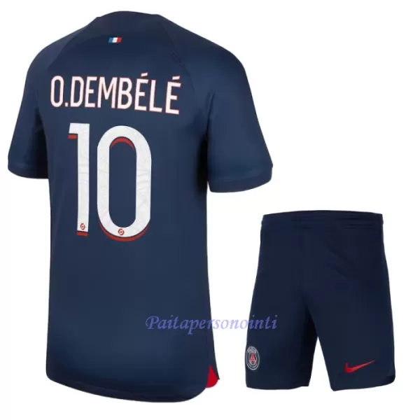 Paris Saint-Germain Ousmane Dembélé 10 Virallinen Kotipelipaita Lapset 2023/24